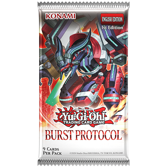 Yu-Gi-Oh Burst Protocol: Booster Pack of 9 cards, English Edition